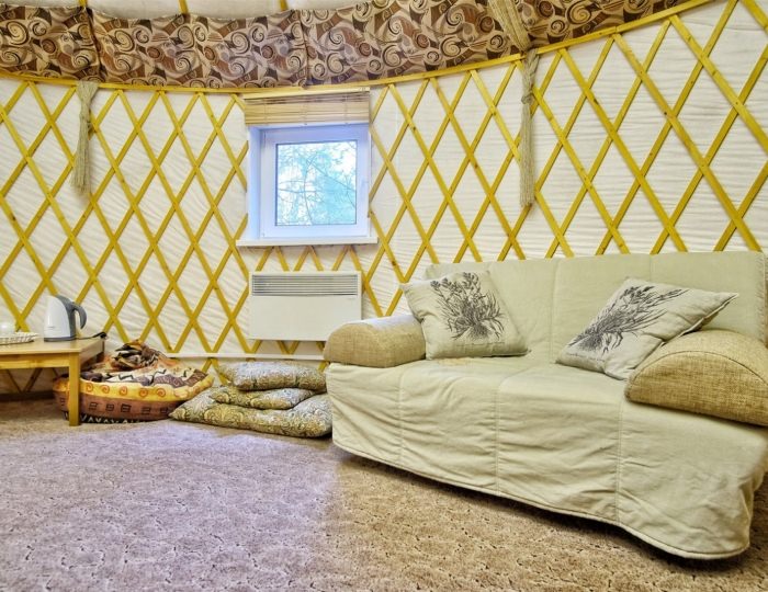 Коттедж "Юрта" тип 1 - База отдыха «Селигерское Заплавье»