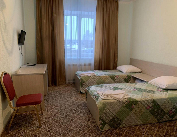 Номер стандарт с 2 односпальными кроватями - Отель «Русская тройка» Дивеево