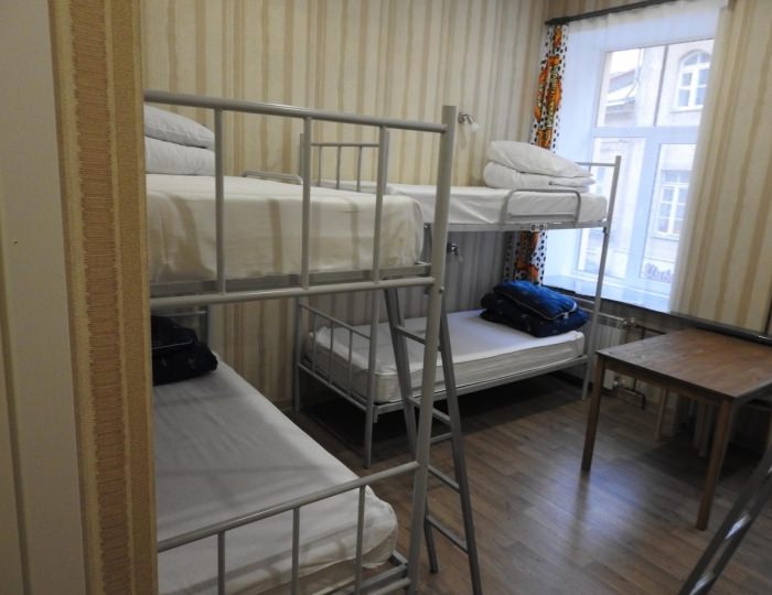 Кровать в 6-местном общем номере - Мини-Отель Lagom / Лагом (Бывш. Атлантик) Выборг
