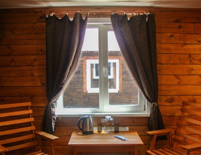 Комната стандарт с 1 двуспальной кроватью (с завтраком) - Гостевой дом «Ирбис» Хужир