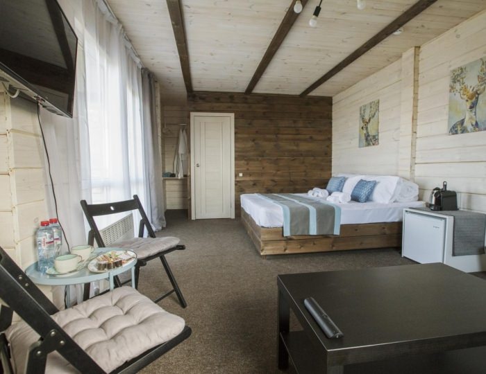 2-местный номер люкс премиум (с завтраком) - Гостиница BaikalWood Eco Hotel & Spa / Байкал Вуд Эко-отель и СПА