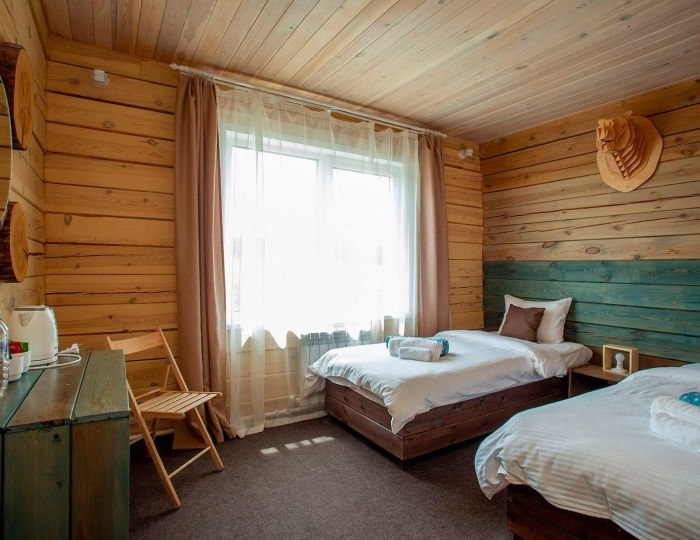 2-местный номер стандарт (с завтраком) CORP - Гостиница BaikalWood Eco Hotel & Spa / Байкал Вуд Эко-отель и СПА
