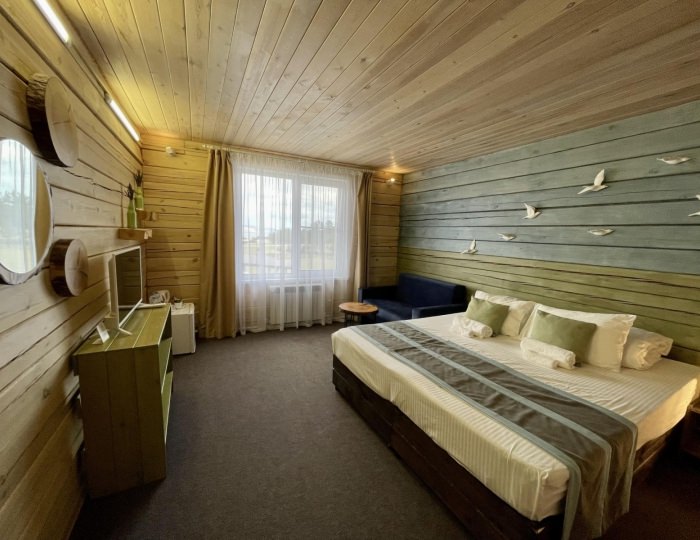 3-местный номер улучшенный (с завтраком) CORP - Гостиница BaikalWood Eco Hotel & Spa / Байкал Вуд Эко-отель и СПА
