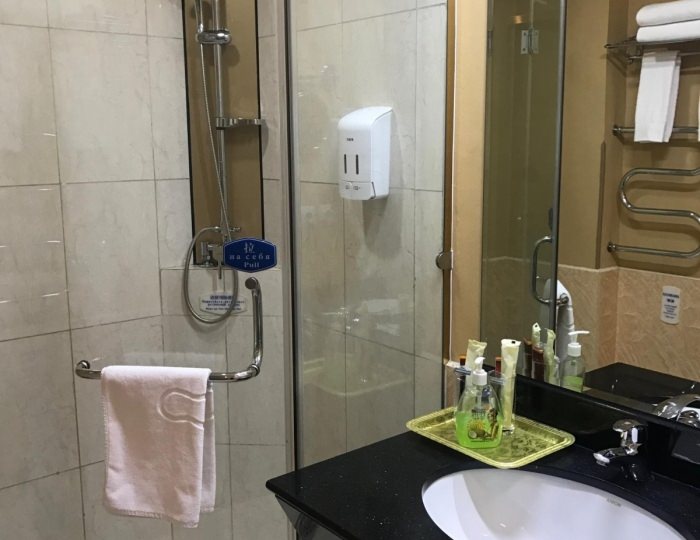 Номер стандарт с 1 двуспальной кроватью (с завтраком) - Гостиница «Азия» Благовещенск