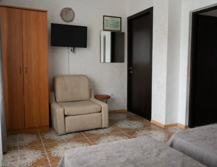 Стандартный 2-местный 2-комнатный с видом на море (2 сан узла) - Отель Sunbeach Resort (Санбич Резорт бывш. Фея-2)