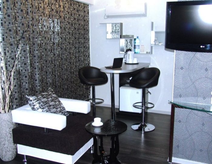 Номер студия с 1 двуспальной кроватью (нечетные номера) - Гостиница «Таежная» Арсеньев