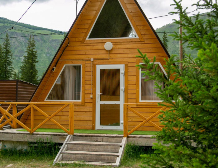 Коттедж A-Frame - Загородный отель Aktash Village / Акташ Вилладж Акташ