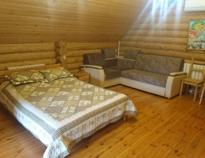 Коттедж улучшенный с 1 двуспальной кроватью (мансарда) - Мини-отель «Малый Китежъ» Городец