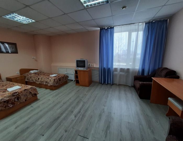Номер стандарт с 4 односпальными кроватями - Гостиница «Прокопьевская»