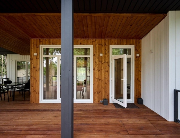 Коттедж Дом Point 486 Медовый с баней и чаном / Поинт Истра