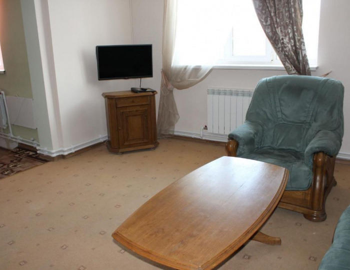 Номер стандарт с 2 односпальными кроватями (мансарда) - Мини-отель «Охотник» Бердск