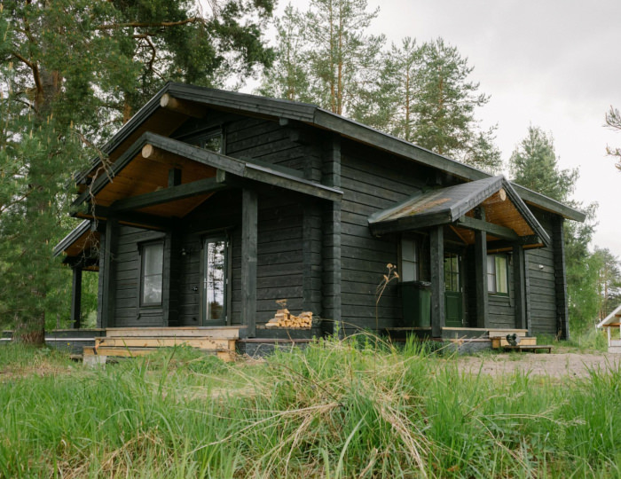 Коттедж премиум (Зелёный дом) - База отдыха Forrest Lodge Karelia / Форрест Лодж Карелия Реускула