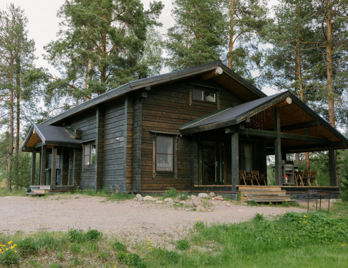 Коттедж премиум (Зелёный дом) - База отдыха Forrest Lodge Karelia / Форрест Лодж Карелия Реускула