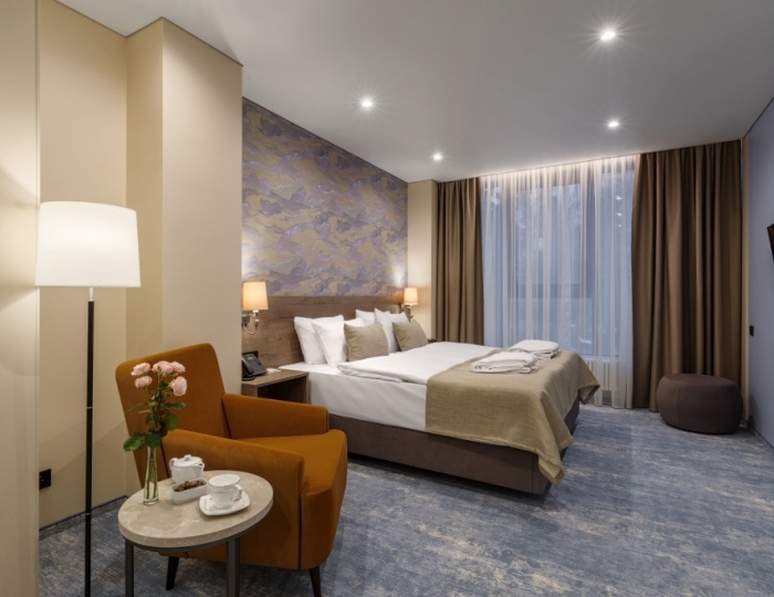 Двухместный номер Стандарт (двуспальная кровать) - Санаторий «Дон» РЖД-Здоровье