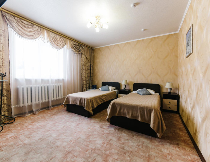 Номер стандарт с 2 односпальными кроватями - Мини-отель «Курский соловей» Нижняя Медведица