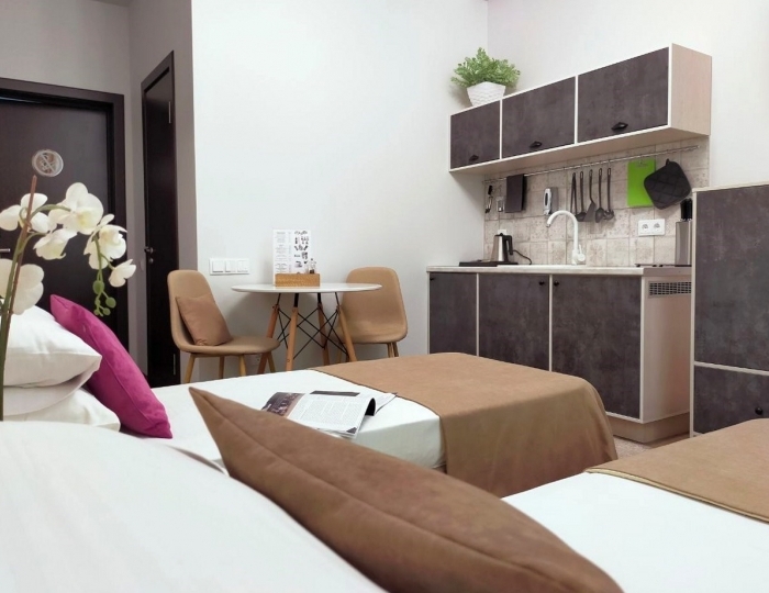 APART DOUBLE (2 спальни КОННЕКТ) до 5 гостей - Отель Park & House Hotel / Парк Хаус Ессентуки