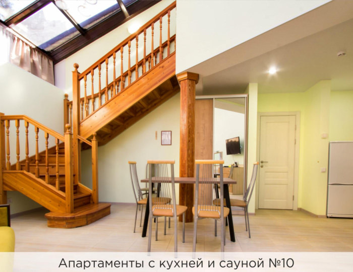 Двухуровневые апартаменты №10 с сауной - Мини-отель «Виктория» Санкт-Петербург