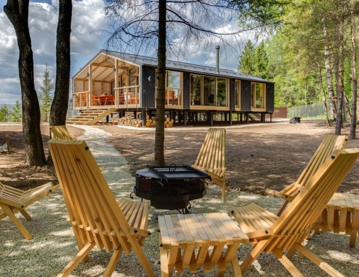 Коттедж Дом Boho / Бохо у воды Новинское