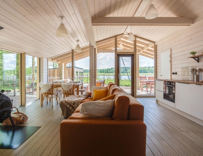 Коттедж Дом Boho / Бохо у воды Новинское