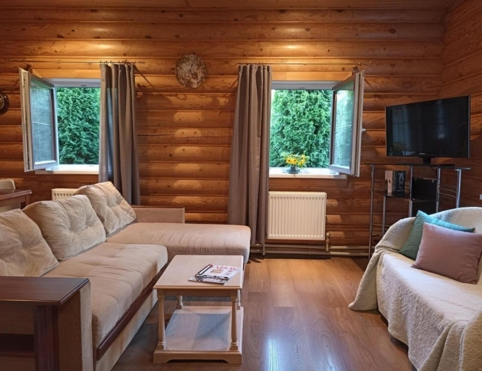 Коттедж «Бревенчатый дом с русской баней на дровах» Подолино