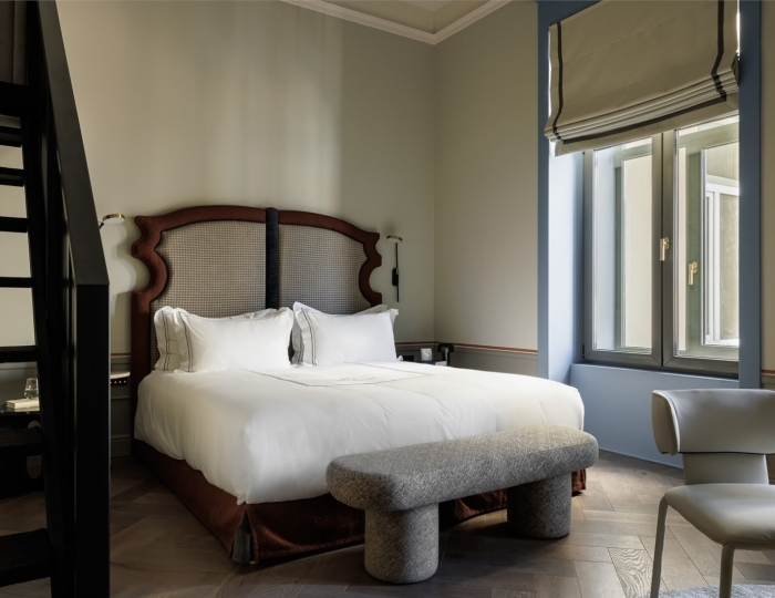 Студия 2-местная 2-уровневая (вид во двор) - Отель «Гимназия №5» Санкт-Петербург