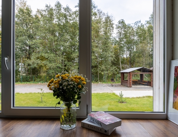 Одноместный номер Стандарт с общей ванной комнатой - База отдыха «Усадьба Лебяжье» Черная Лахта