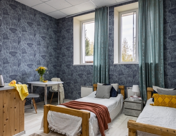 Двухместные Апартаменты с кухней - База отдыха «Усадьба Лебяжье» Черная Лахта