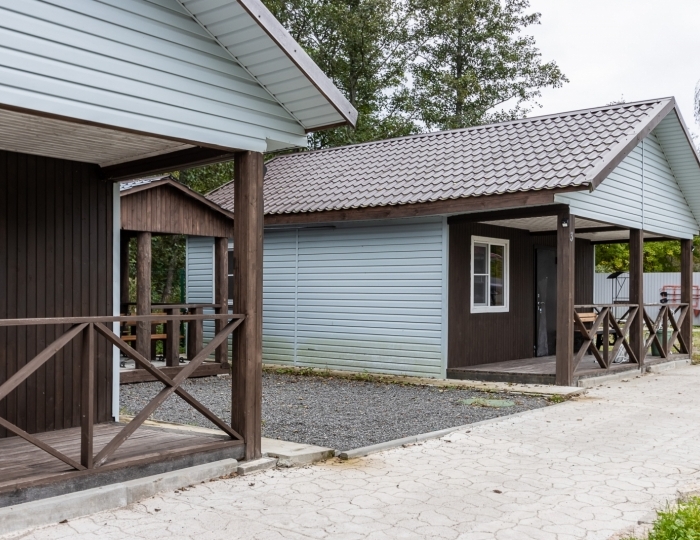 Однокомнатный коттедж - База отдыха «Усадьба Лебяжье» Черная Лахта