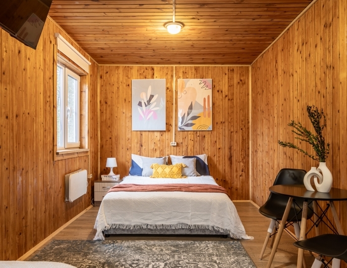 Однокомнатный коттедж - База отдыха «Усадьба Лебяжье» Черная Лахта