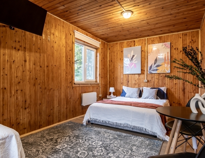 Однокомнатный коттедж - База отдыха «Усадьба Лебяжье» Черная Лахта