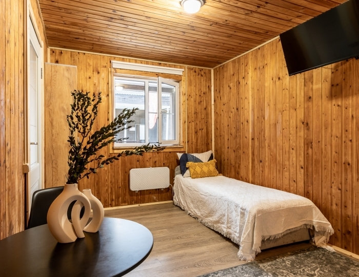 Однокомнатный коттедж - База отдыха «Усадьба Лебяжье» Черная Лахта