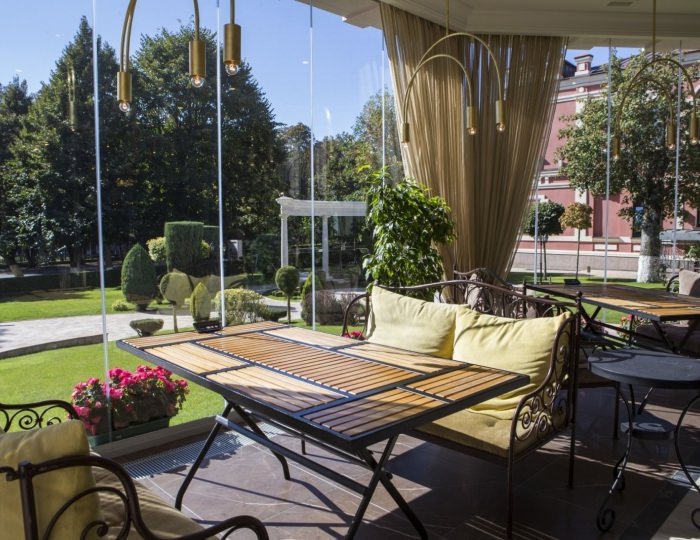 Терраса - Отель Pontos Plaza / Понтос Плаза