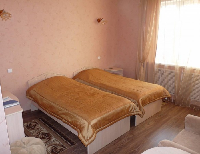 2-местный номер стандарт с 2 односпальными кроватями - Гостиница «Орион» Белокуриха