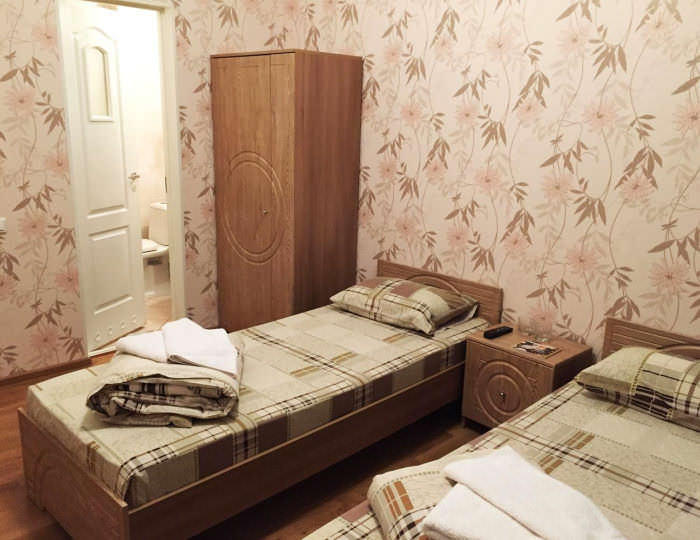 Номер стандарт с 2 односпальными кроватями - Гостиница «Лесные дали» Барнаул