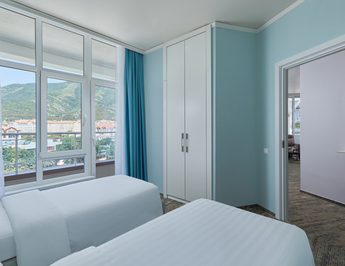 Family suite "Terassa" 4-местный 3-комнатный FSutT - Отель «ALEAN FAMILY BIARRITZ» / «Алеан Фэмили Биарриц»