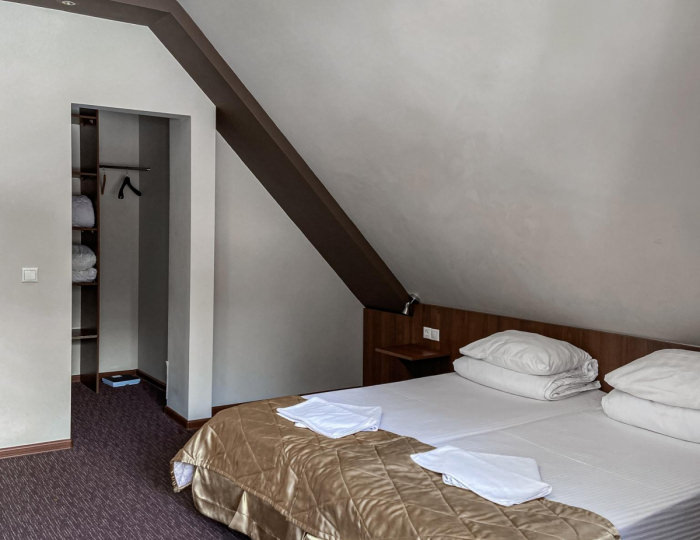 Номер люкс с 1 двуспальной кроватью - Гостиница Nastup / Наступ Домбай