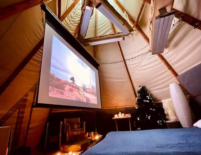 Индейский домик - Глэмпинг «Семейная мини-ферма Фазенда» Ваюхино