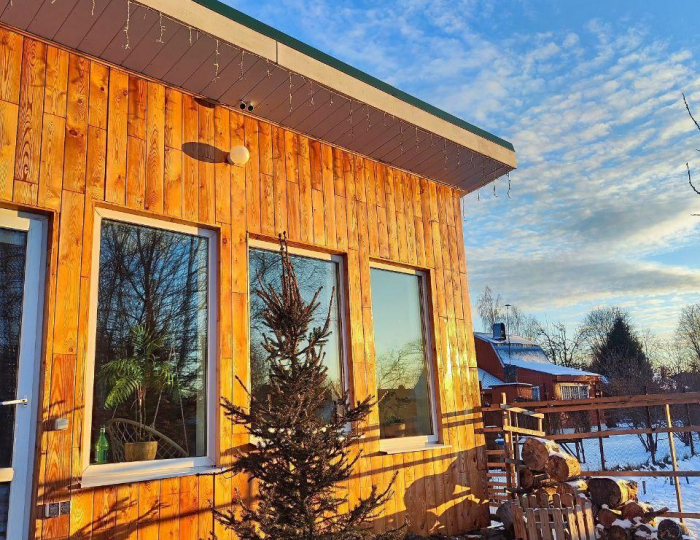 Шале улучшенное - Глэмпинг «Семейная мини-ферма Фазенда» Ваюхино