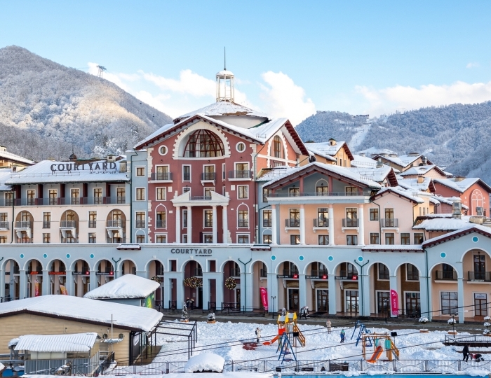 Отель Courtyard Marriott Sochi Krasnaya Polyana / Кортъярд Марриотт Сочи Красная Поляна
