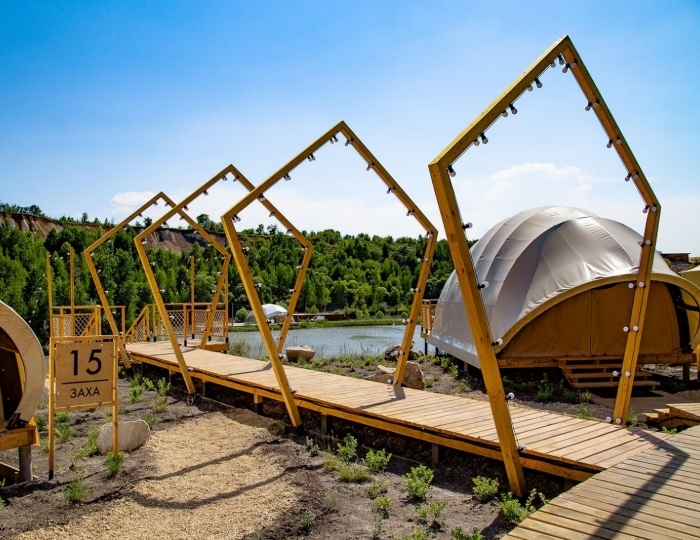 Глэмпинг «Белый колодец» Воронеж