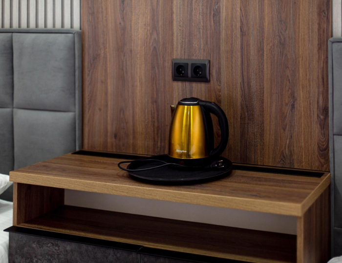 Номер стандарт с 2 односпальными кроватями - База отдыха «Клевое Никольское» Никольское