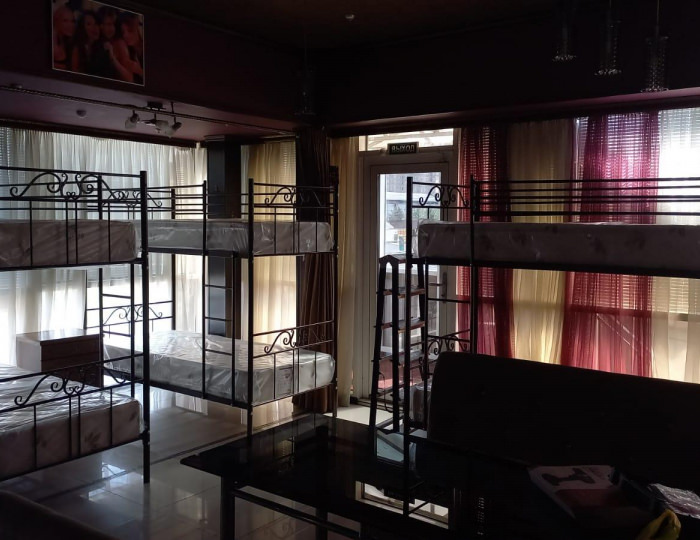 Кровать в общем номере c 2 двухъярусными и 3 односпальными кроватями (удобства на этаже) - Мини-отель «Вершина» Нальчик