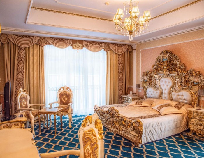2-комнатный номер люкс президентский с 1 двуспальной кроватью - Отель Grand Palace / Гранд Палас Светлогорск