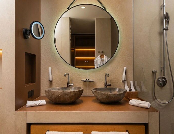 семейный делюкс с видом на озеро и раздельными кроватями - База отдыха «Манжерок 5 звезд» Манжерок