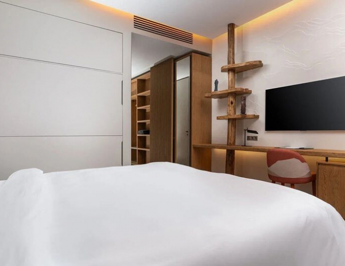 семейный делюкс с видом на озеро и двуспальной кроватью - База отдыха «Манжерок 5 звезд» Манжерок