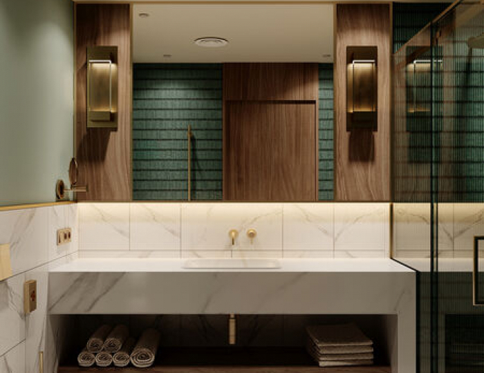 делюкс с 2-спальной кроватью - Отель «Мантера Суприм Сисайд» Сочи