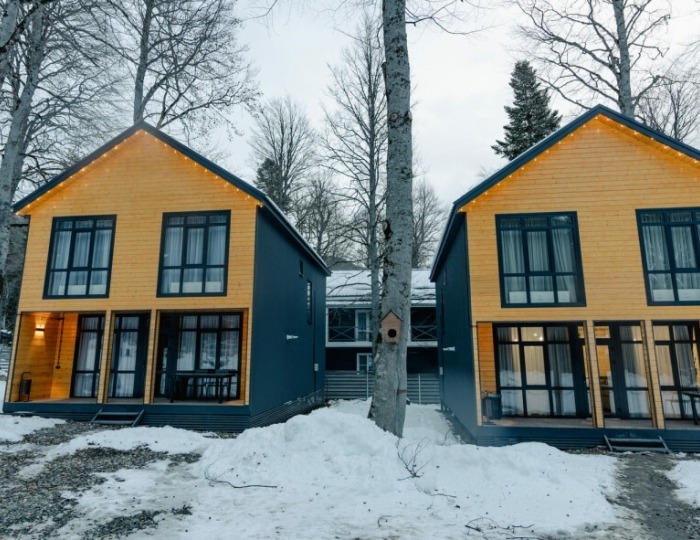Villa Вилла №1 двухэтажная в скандинавском стиле - Эко-отель «Райский уголок» Архыз