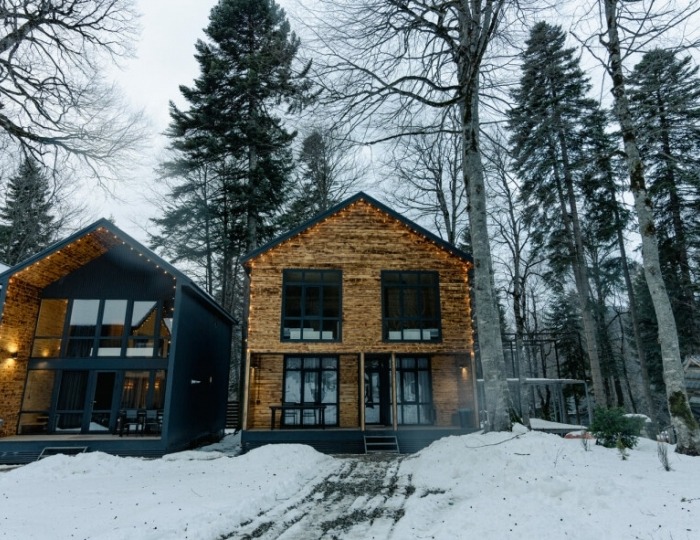 Villa Вилла №5 двухэтажная в Эклектичном стиле - Эко-отель «Райский уголок» Архыз