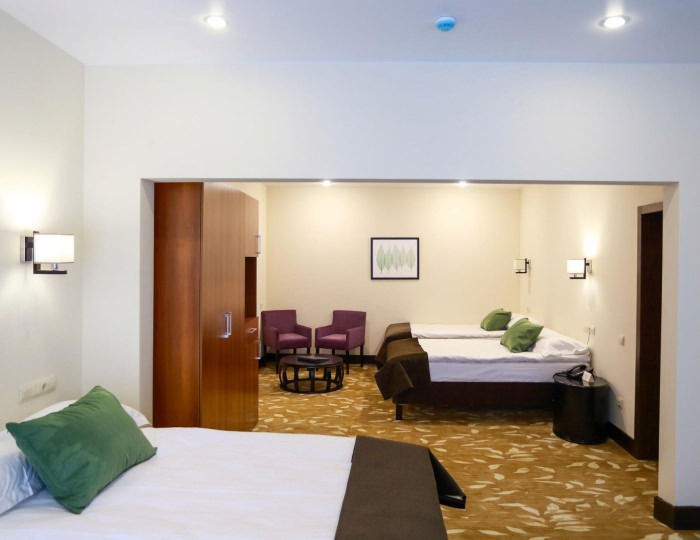 Номер стандарт семейный с 4 односпальными кроватями - Отель Garden Spa Hotel / Гарден Спа Отель Чебоксары