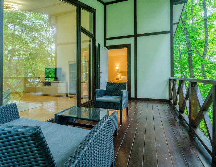 1-комнатный коттедж премиум с 1 двуспальной кроватью - Курортный отель «Истра» Лечищево